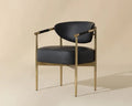 SUNPAN HELOISE DINING ARMCHAIR BRAVO BLACK 111934