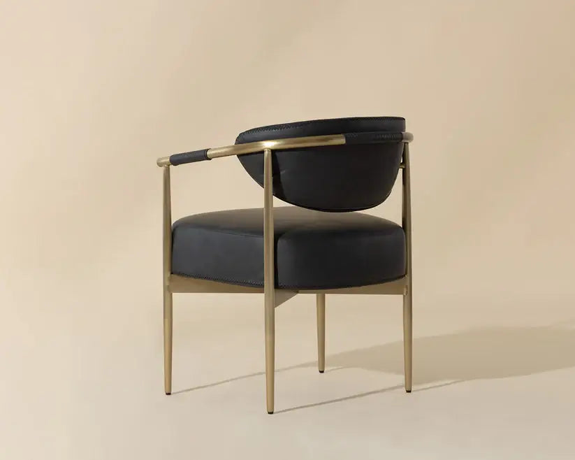SUNPAN HELOISE DINING ARMCHAIR BRAVO BLACK 111934