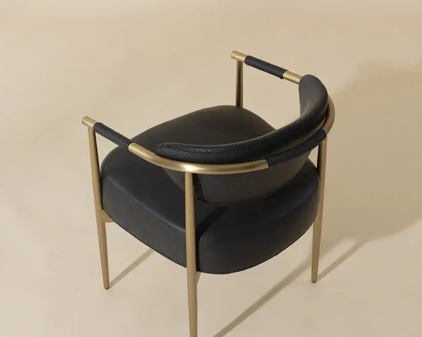 SUNPAN HELOISE DINING ARMCHAIR BRAVO BLACK 111934