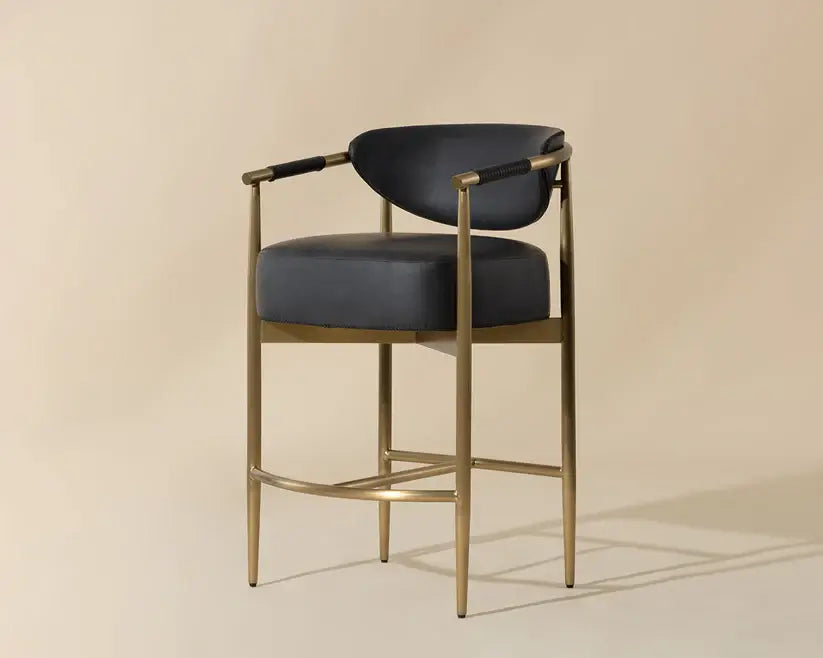 SUNPAN HELOISE COUNTER STOOL BRAVO BLACK 111935