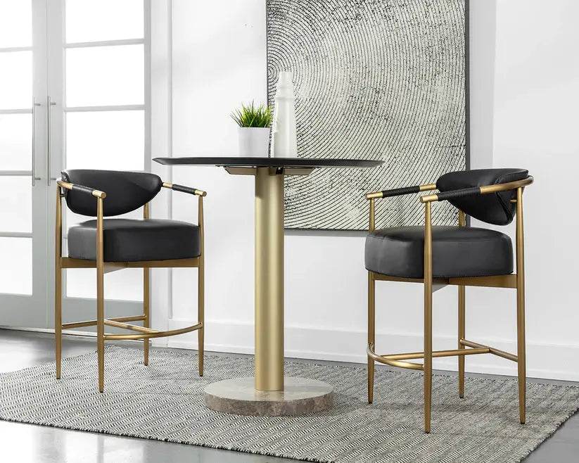 SUNPAN HELOISE COUNTER STOOL BRAVO BLACK 111935