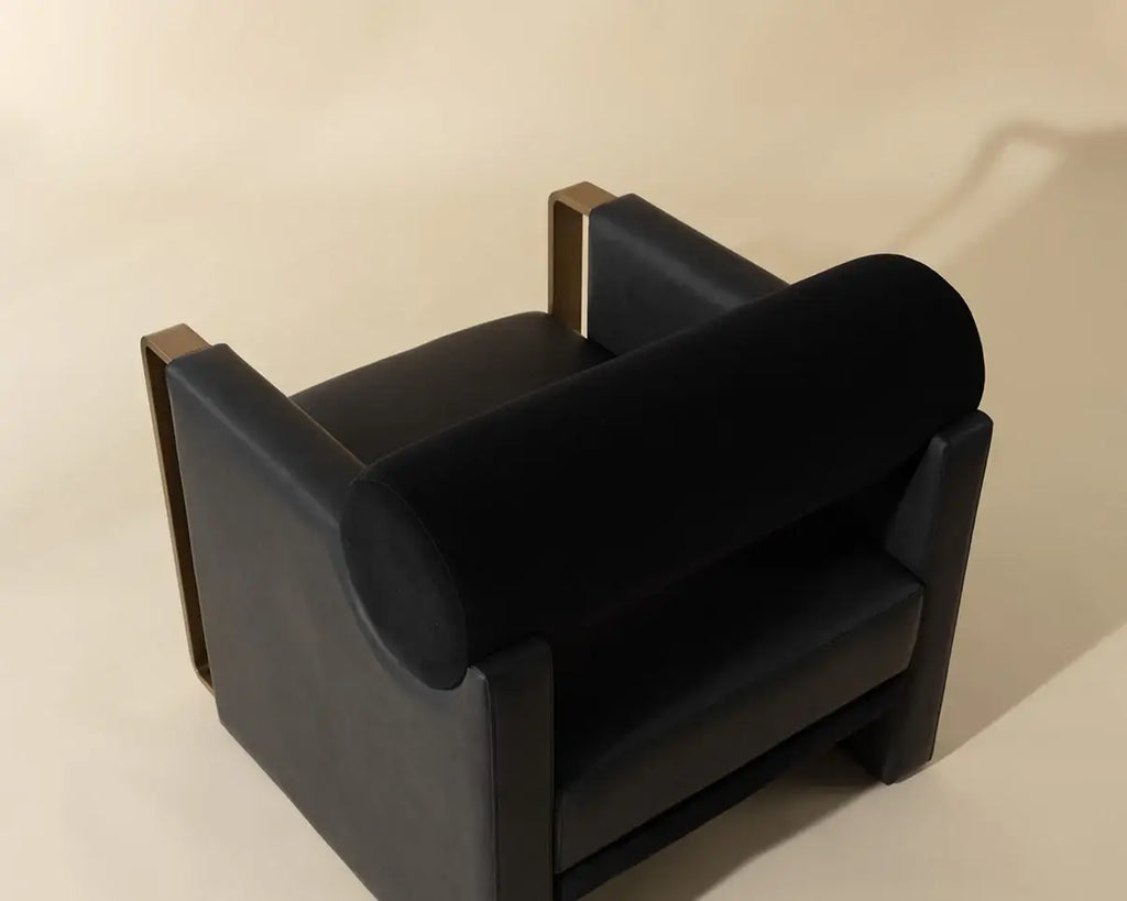 SUNPAN EDGAR LOUNGE CHAIR - BRAVO BLACK  112022