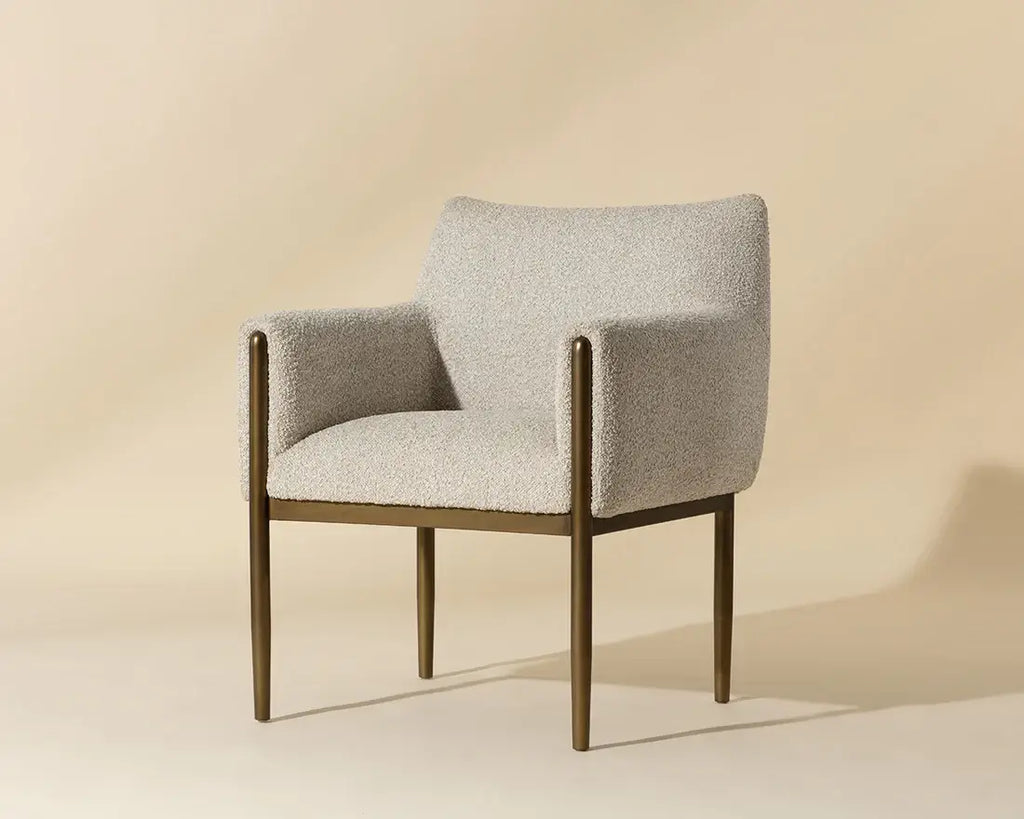 SUNPAN OLEA DINING ARMCHAIR - SANTA CRUZ OATMEAL112032