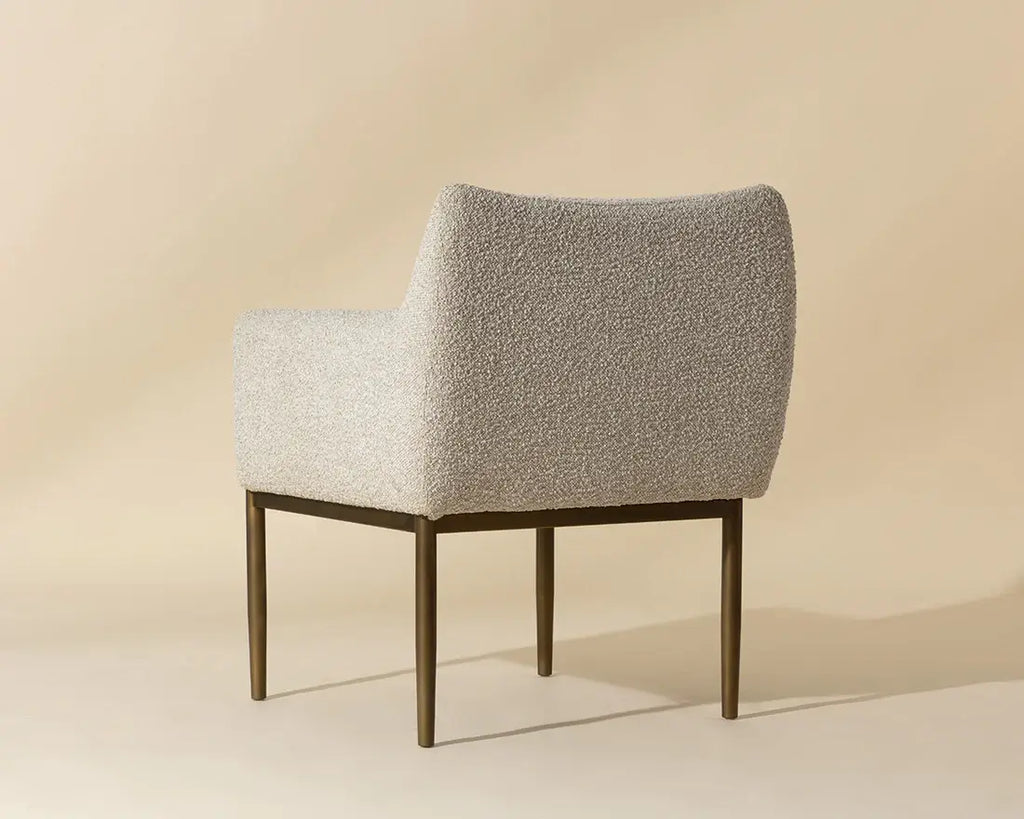 SUNPAN OLEA DINING ARMCHAIR - SANTA CRUZ OATMEAL112032