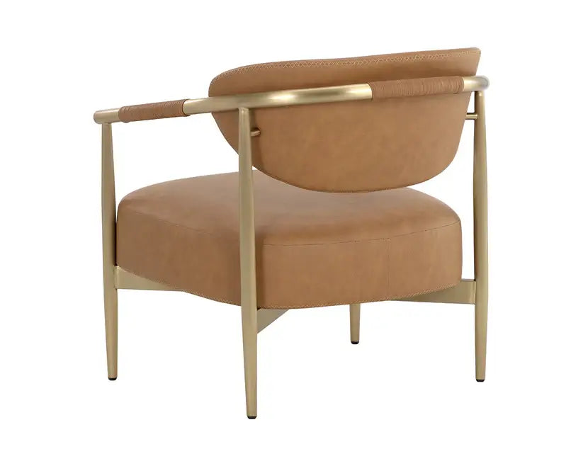 SUNPAN HELOISE LOUNGE CHAIR MILIKEN COGNAC 112062