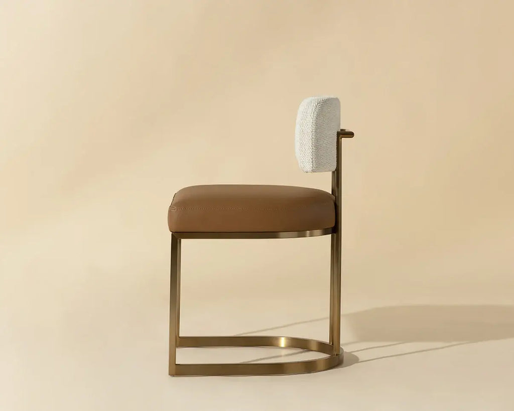 SUNPAN  LARISSA DINING CHAIR - NAPA COGNAC 112100