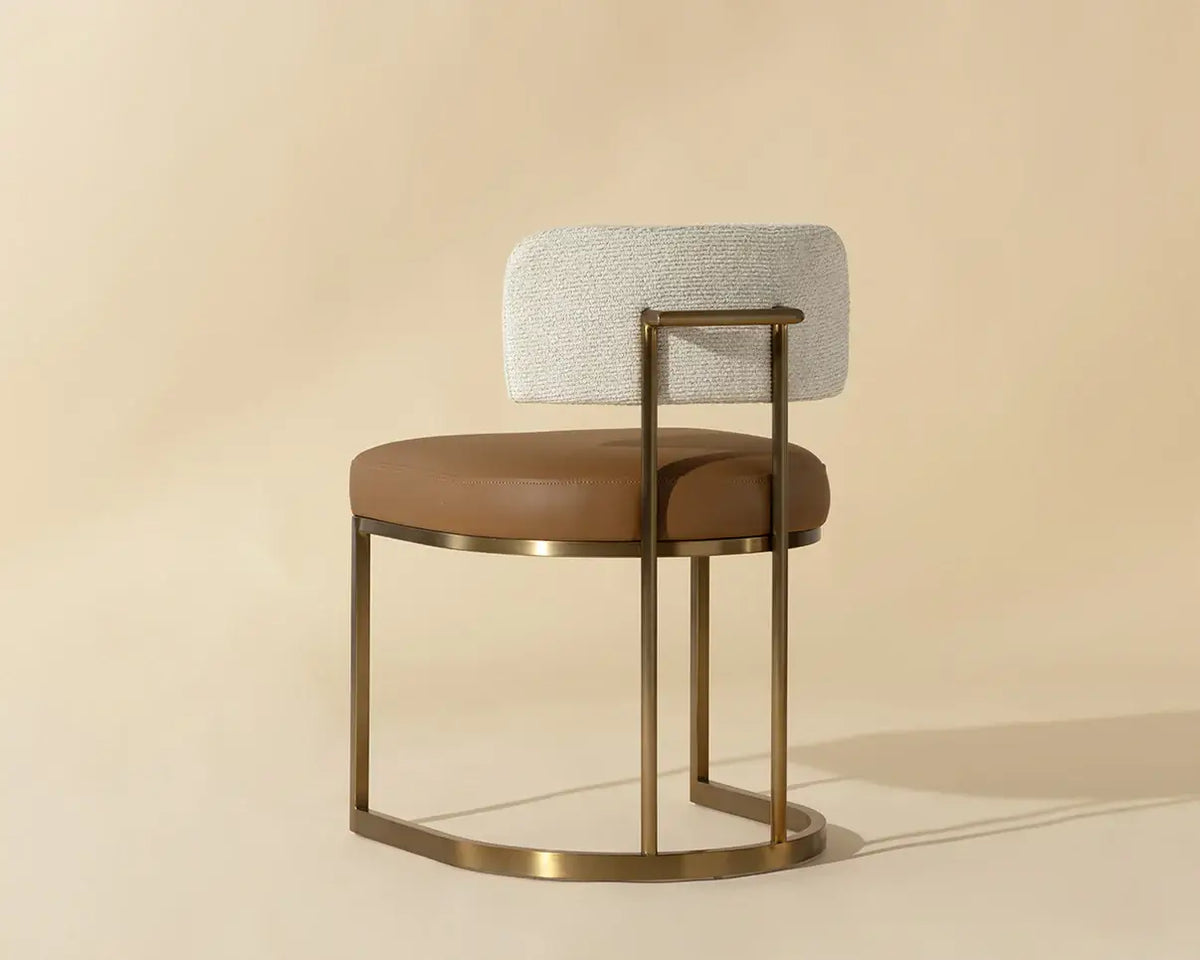 SUNPAN  LARISSA DINING CHAIR - NAPA COGNAC 112100