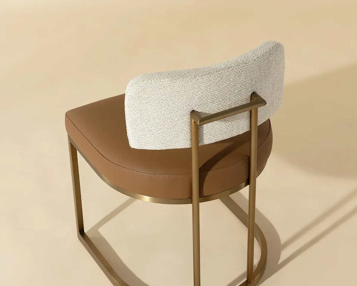 SUNPAN  LARISSA DINING CHAIR - NAPA COGNAC 112100