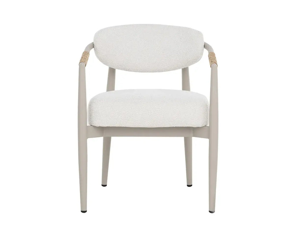 SUNPAN MARITA DINING ARMCHAIR - GREIGE - LOUIS CREAM 112102