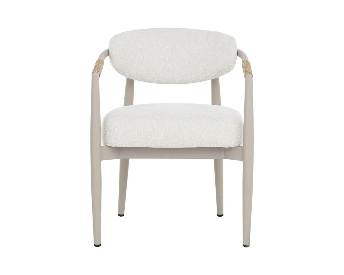 SUNPAN MARITA DINING ARMCHAIR - GREIGE - LOUIS CREAM 112102