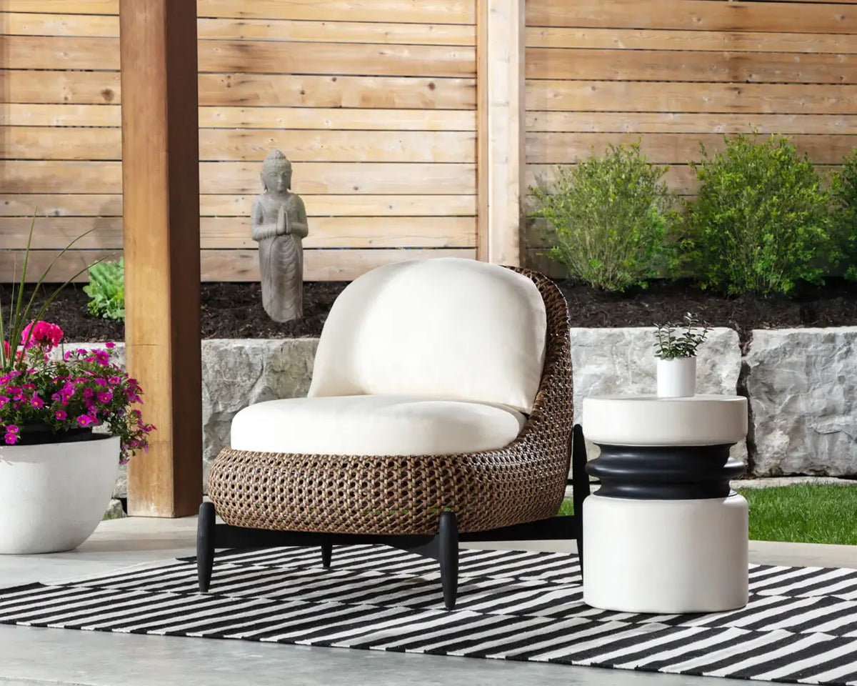 SUNPAN CARILO LOUNGE CHAIR - STINSON CREAM 112115