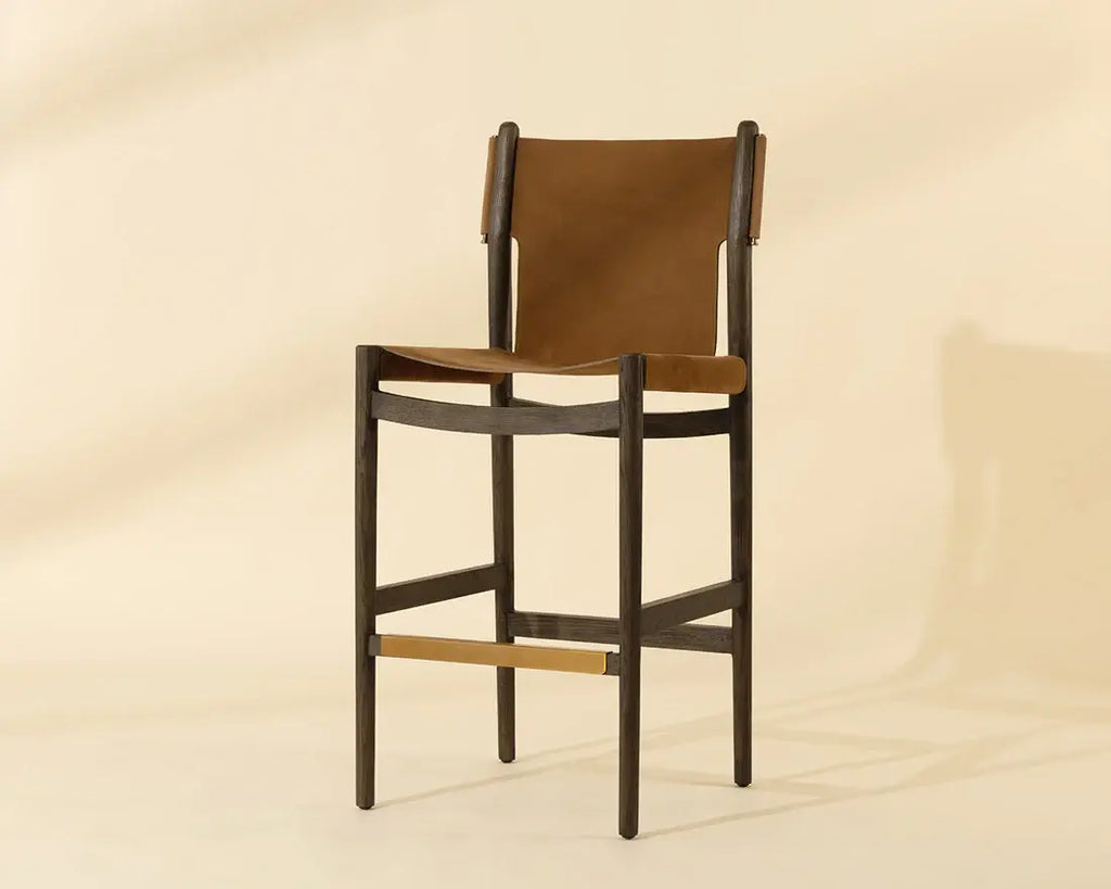 SUNPAN ARGUS BAR STOOL LEATHER 112138