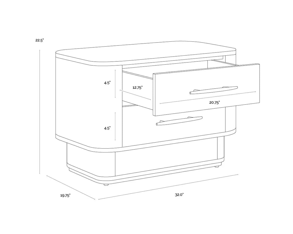 SUNPAN  EZEKIEL NIGHTSTAND 112139