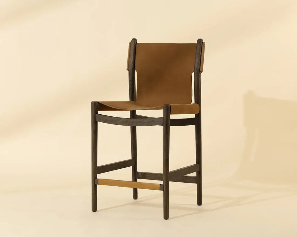 SUNPAN ARGUS COUNTER STOOL LEATHER 112140