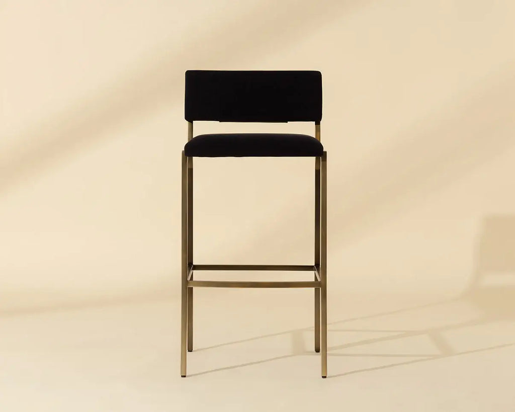 SUNPAN MORI BARSTOOL - ABBINGTON BLACK  112149