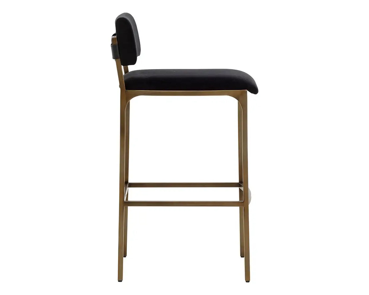 SUNPAN MORI BARSTOOL - ABBINGTON BLACK  112149