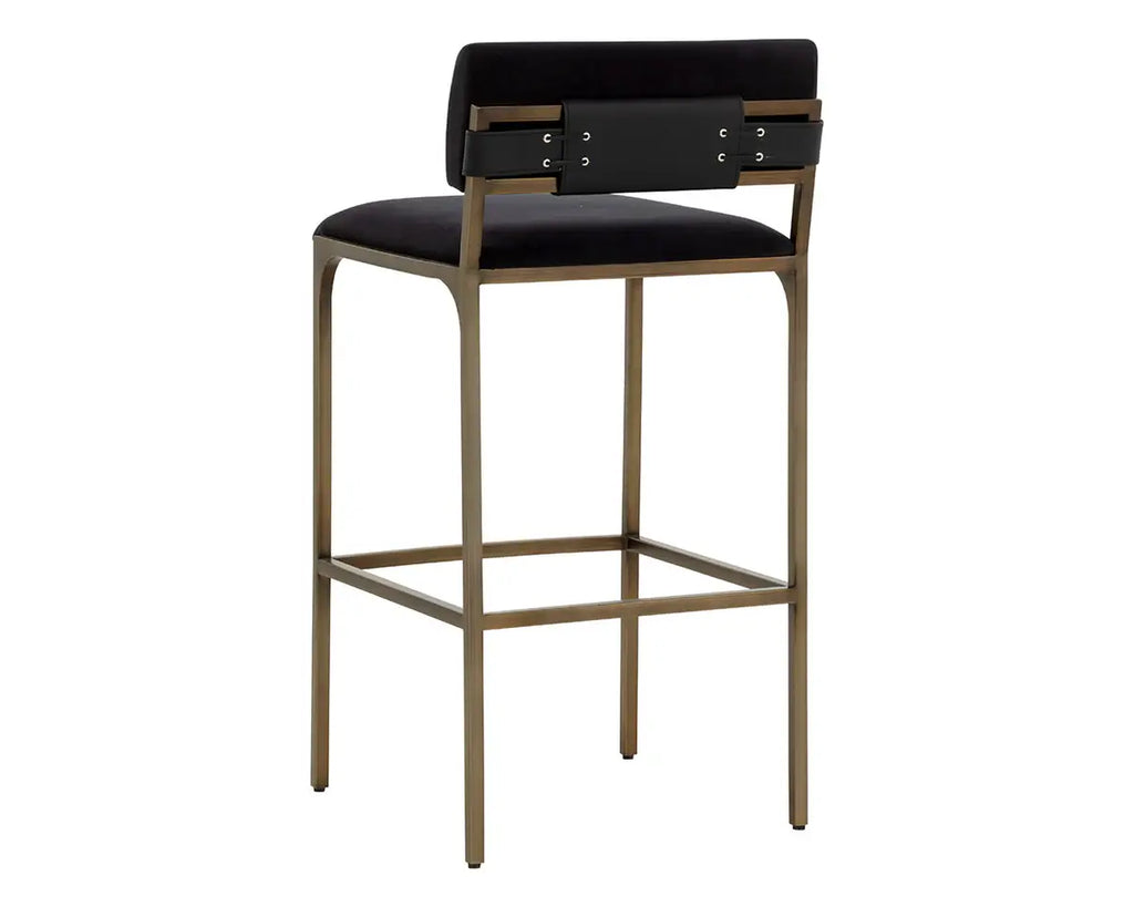 SUNPAN MORI BARSTOOL - ABBINGTON BLACK  112149