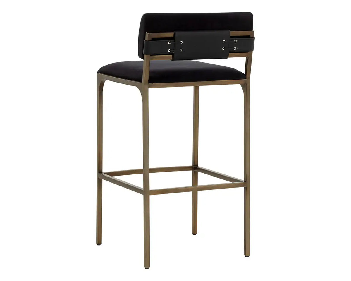 SUNPAN MORI BARSTOOL - ABBINGTON BLACK  112149