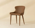 SUNPAN EVORA DINING CHAIR - MILLIKEN COGNAC SET OF TWO 112163