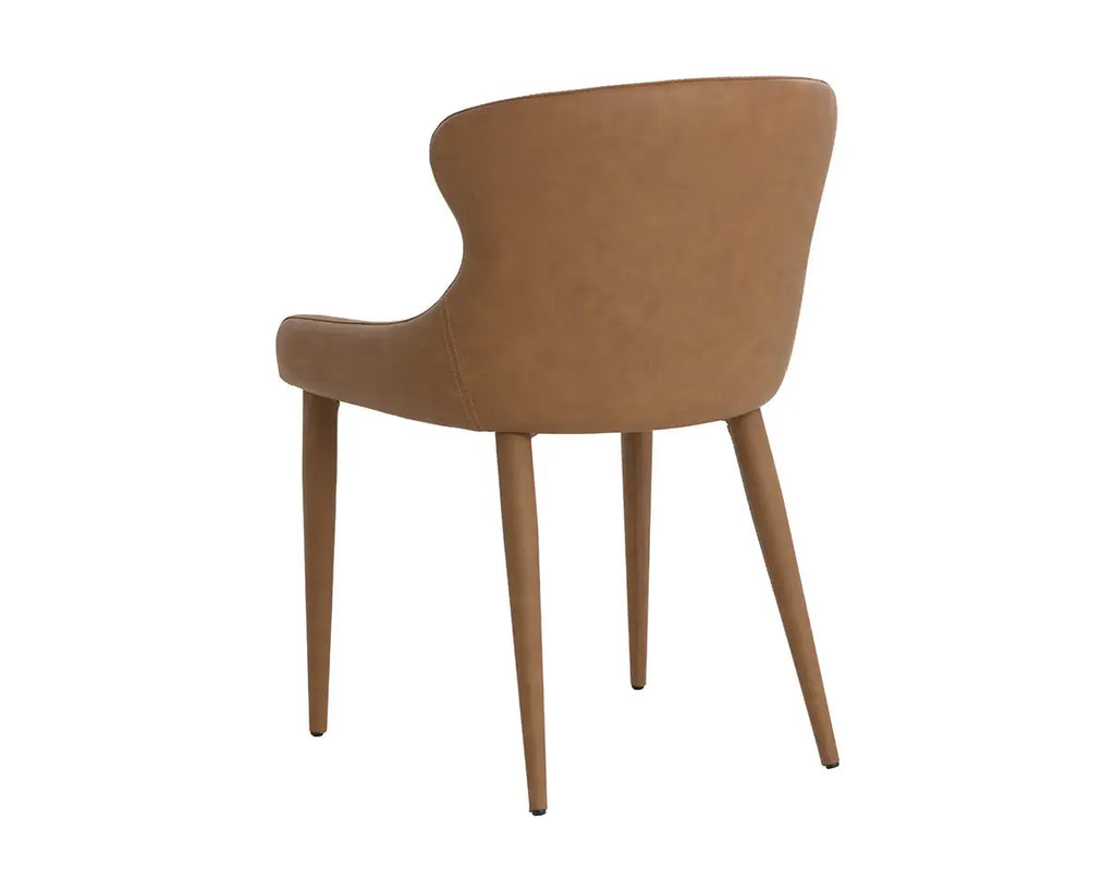 SUNPAN EVORA DINING CHAIR - MILLIKEN COGNAC SET OF TWO 112163