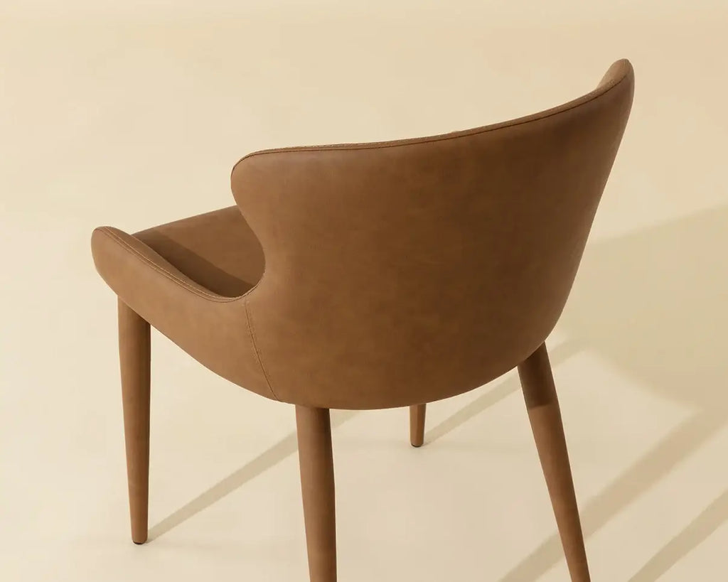 SUNPAN EVORA DINING CHAIR - MILLIKEN COGNAC SET OF TWO 112163