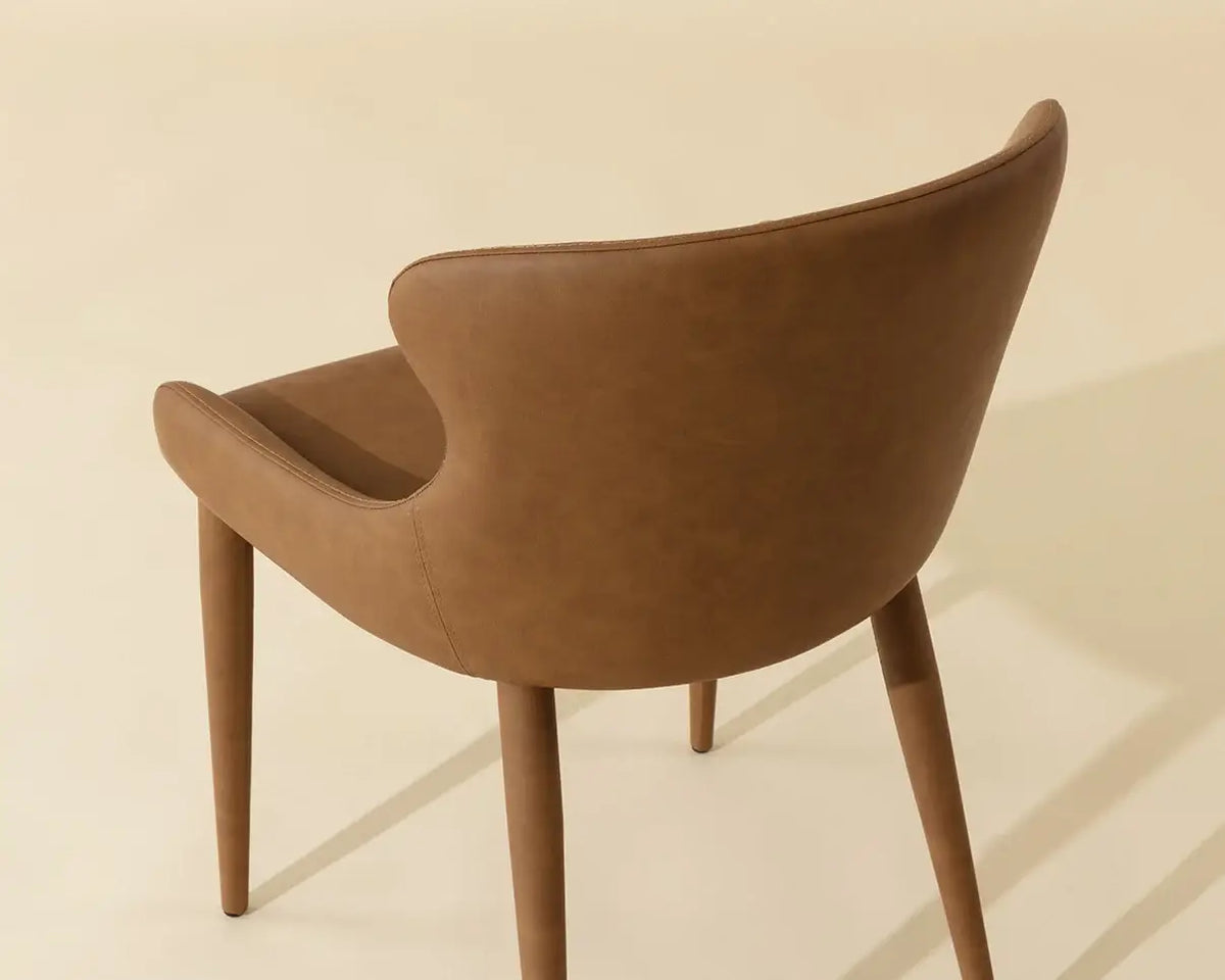 SUNPAN EVORA DINING CHAIR - MILLIKEN COGNAC SET OF TWO 112163
