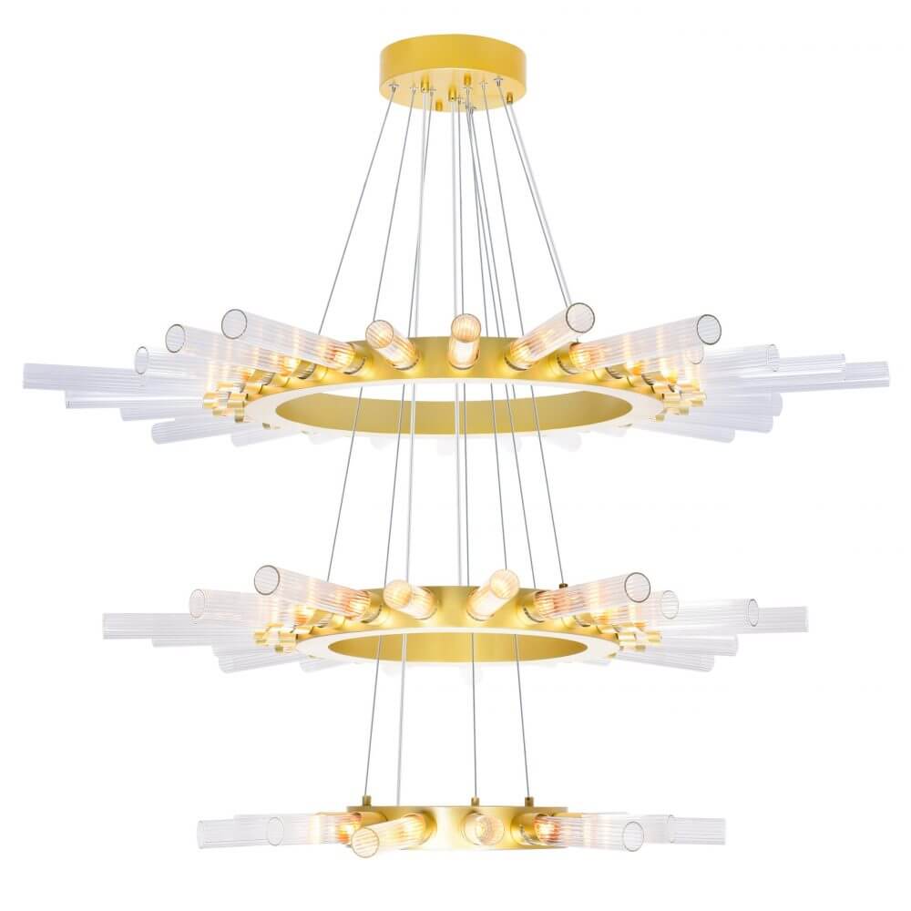 CWI LIGHTING COLLAR 63-LIGHT CHANDELIER 1121P48-63-602