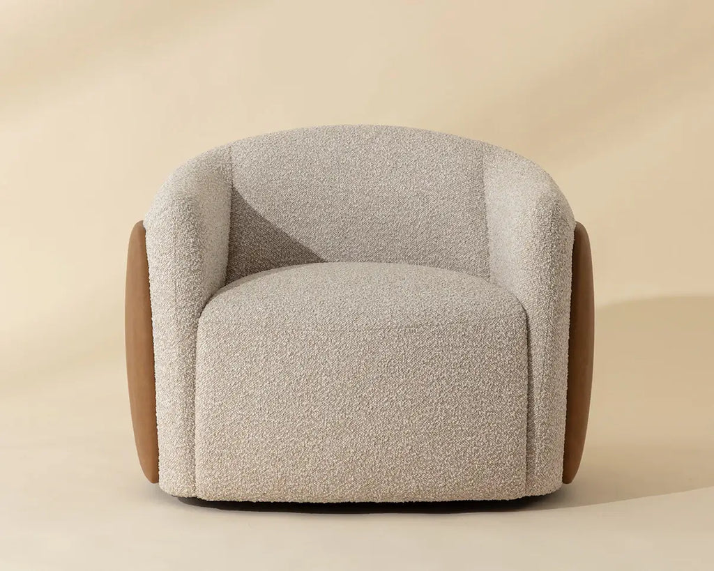 SUNPAN CARIS SWIVEL LOUNGE CHAIR - SANTA CRUZ OATMEAL 112208