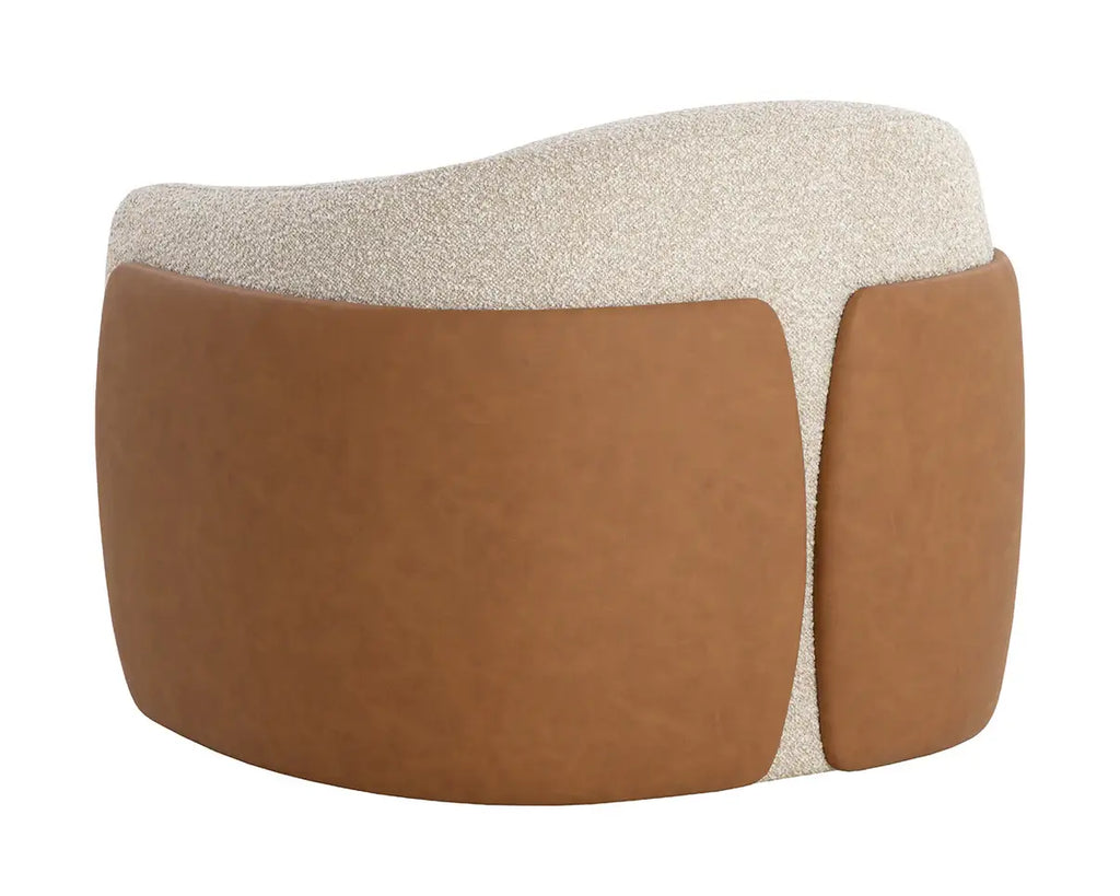 SUNPAN CARIS SWIVEL LOUNGE CHAIR - SANTA CRUZ OATMEAL 112208