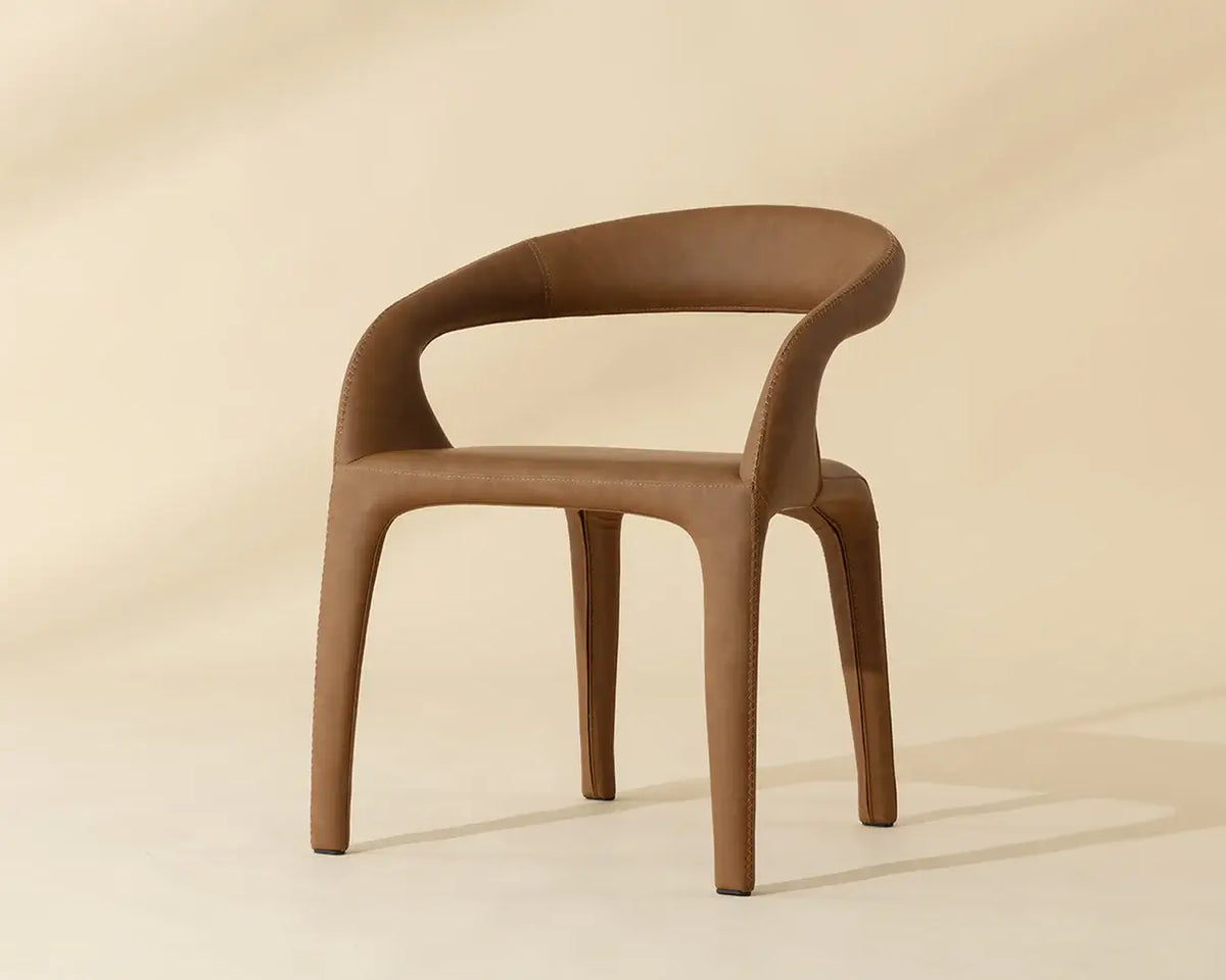 SUNPAN ATIKA DINING ARMCHAIR - MILLIKEN COGNAC112212