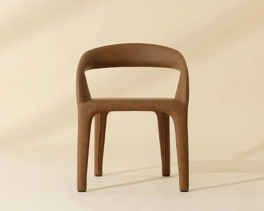 SUNPAN ATIKA DINING ARMCHAIR - MILLIKEN COGNAC112212
