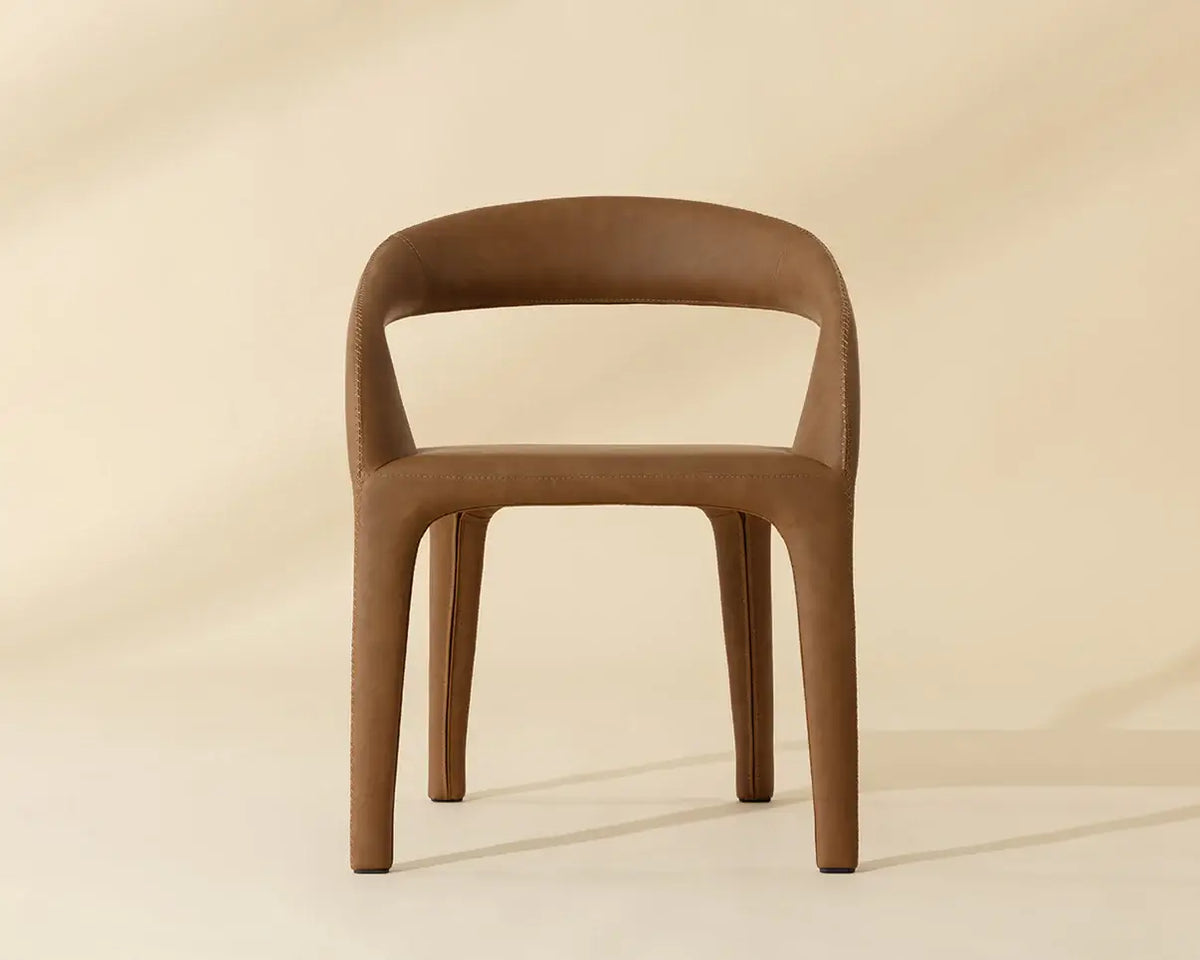 SUNPAN ATIKA DINING ARMCHAIR - MILLIKEN COGNAC112212