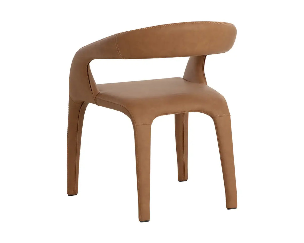 SUNPAN ATIKA DINING ARMCHAIR - MILLIKEN COGNAC112212