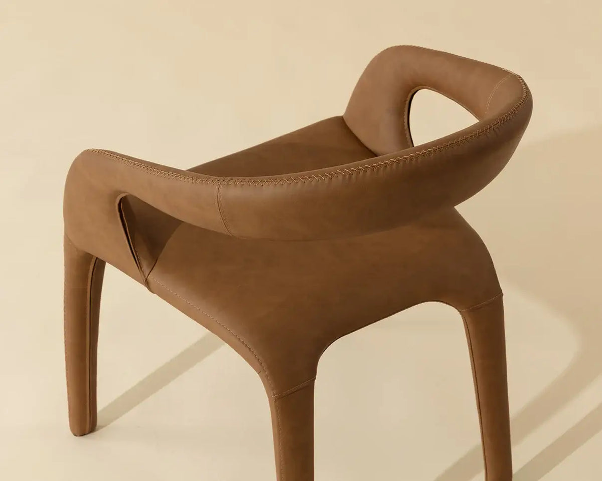 SUNPAN ATIKA DINING ARMCHAIR - MILLIKEN COGNAC112212