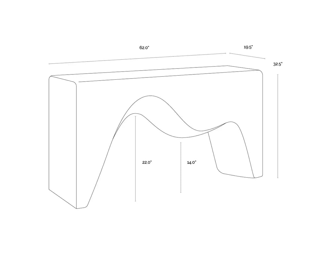 SUNPAN  MONTANUS CONSOLE TABLE 112213