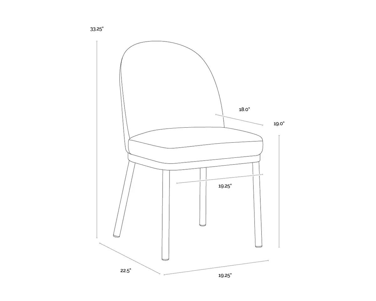 SUNPAN LAVANIA DINING CHAIR MEG TAUPE 112214