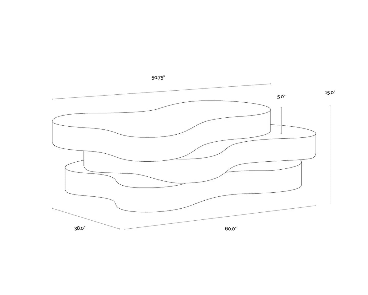 SUNPAN  GEDDES COFFEE TABLE 112222