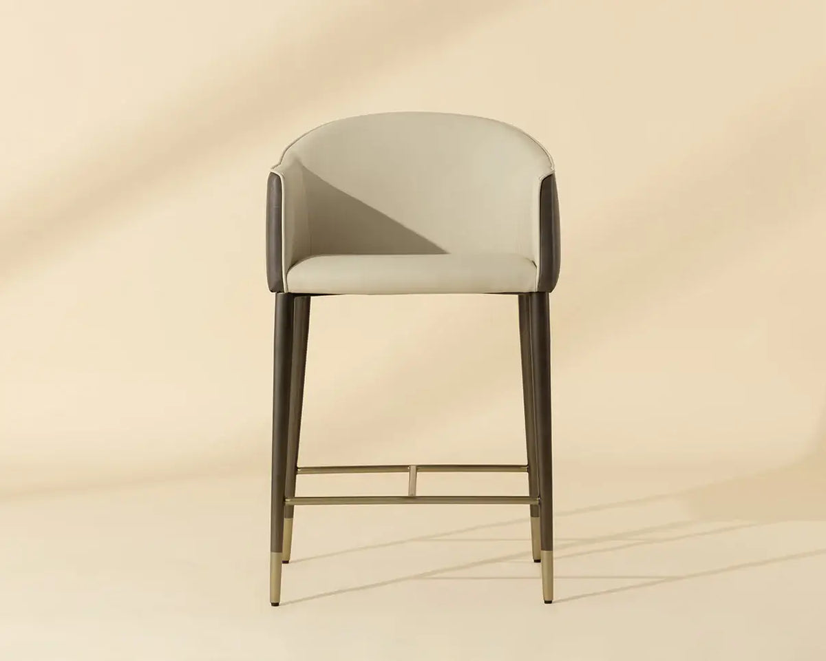 SUNPAN  KYLIN COUNTER STOOL - DILLON CREAM / BRAVO ASH 112244