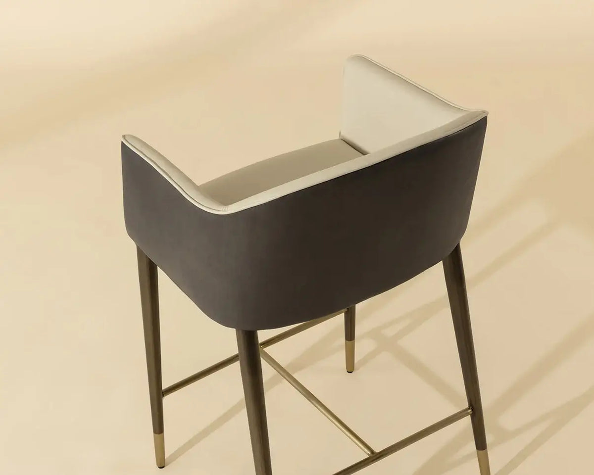 SUNPAN  KYLIN COUNTER STOOL - DILLON CREAM / BRAVO ASH 112244