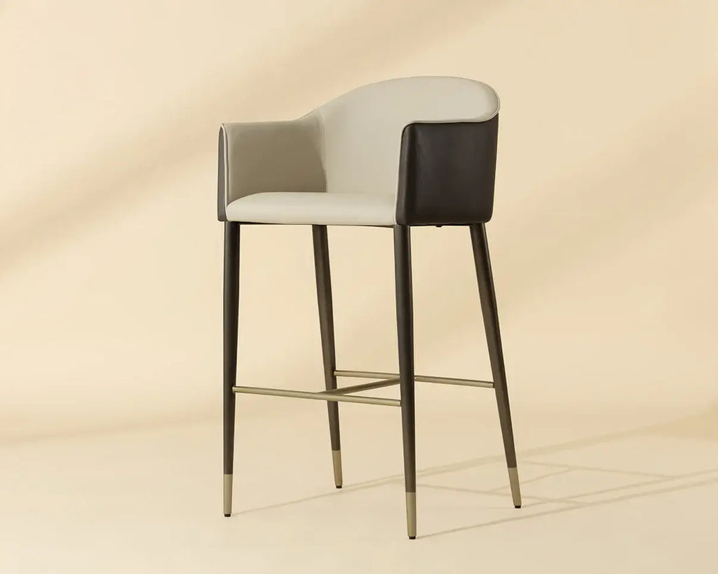 SUNPAN  KYLIN BARSTOOL - DILLON CREAM / BRAVO ASH  112245
