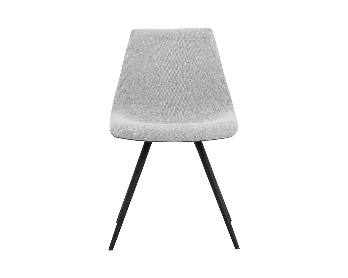 SUNPAN  LIPA DINING CHAIR - BLACK- BELFAST HEATHER GREY 112263