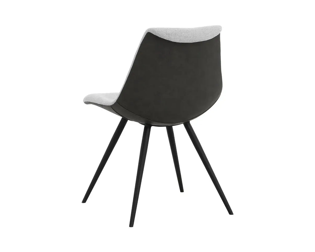 SUNPAN  LIPA DINING CHAIR - BLACK- BELFAST HEATHER GREY 112263
