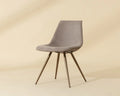 SUNPAN  LIPA DINING CHAIR - ANTIQUE BRONZE - BELFAST OYSTER SHELL 112265