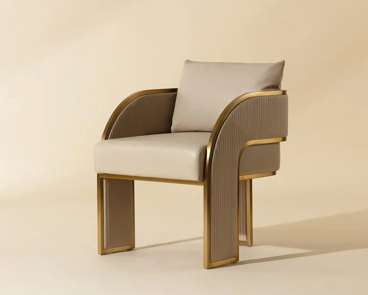 SUNPAN  BAZ DINING ARMCHAIR - NAPA BEIGE 112284