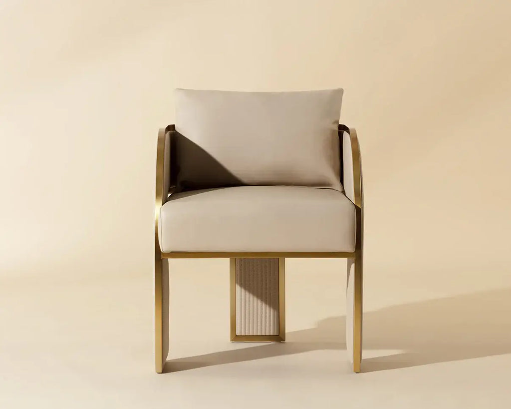 SUNPAN  BAZ DINING ARMCHAIR - NAPA BEIGE 112284