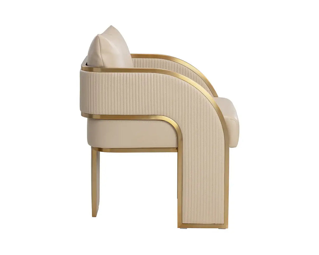SUNPAN  BAZ DINING ARMCHAIR - NAPA BEIGE 112284