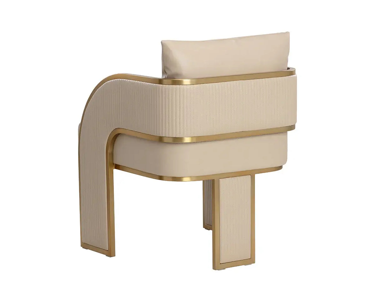 SUNPAN  BAZ DINING ARMCHAIR - NAPA BEIGE 112284