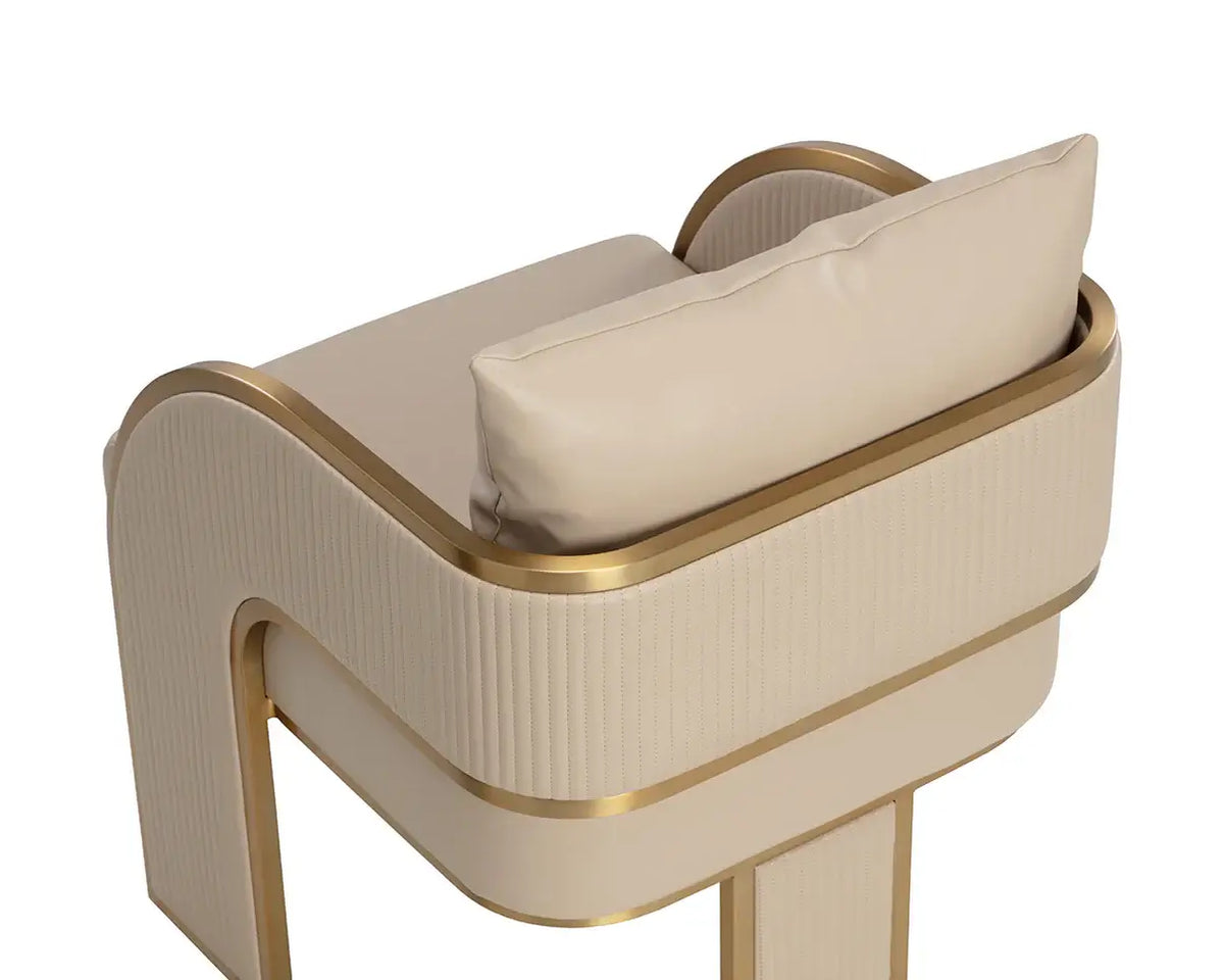 SUNPAN  BAZ DINING ARMCHAIR - NAPA BEIGE 112284