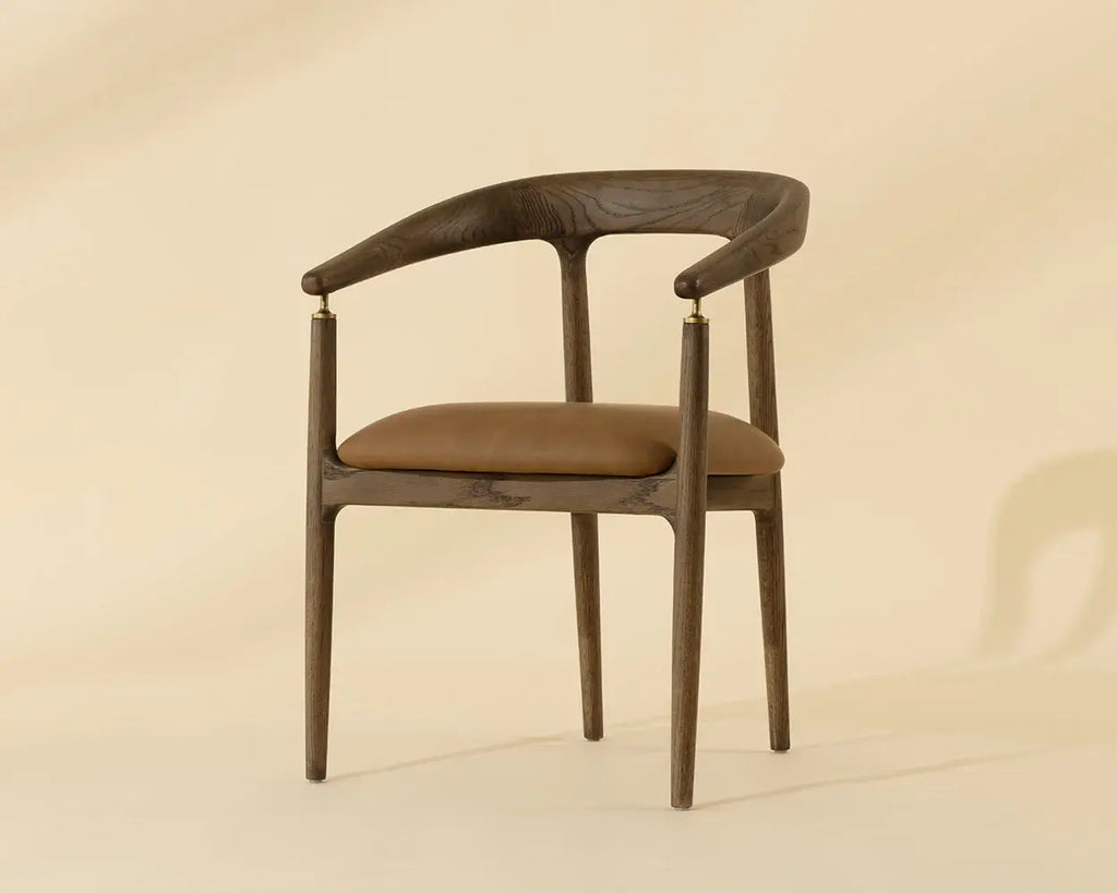 SUNPAN VALMONT DINING ARMCHAIR COGNAC 112287