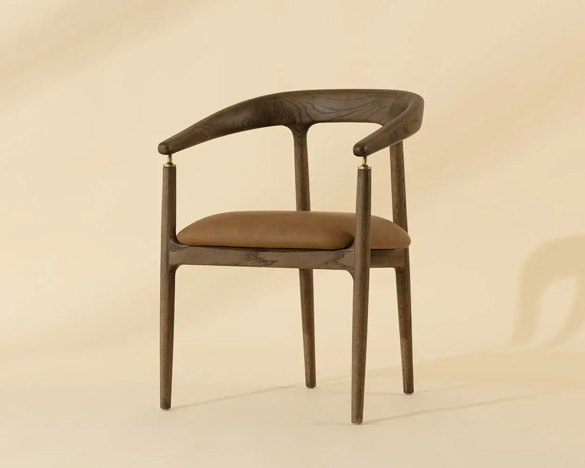 SUNPAN VALMONT DINING ARMCHAIR COGNAC 112287